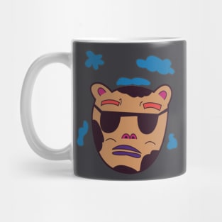 Milk and Honey Bear Blue Clouds Mug